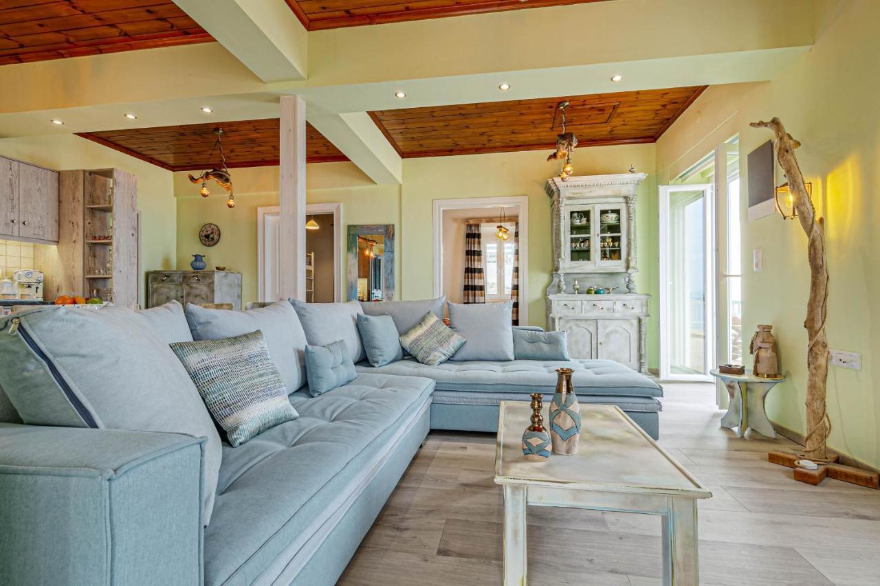 Villa Orizontas Corfu, Private Villa With Breathtaking Views Loutses Luaran gambar